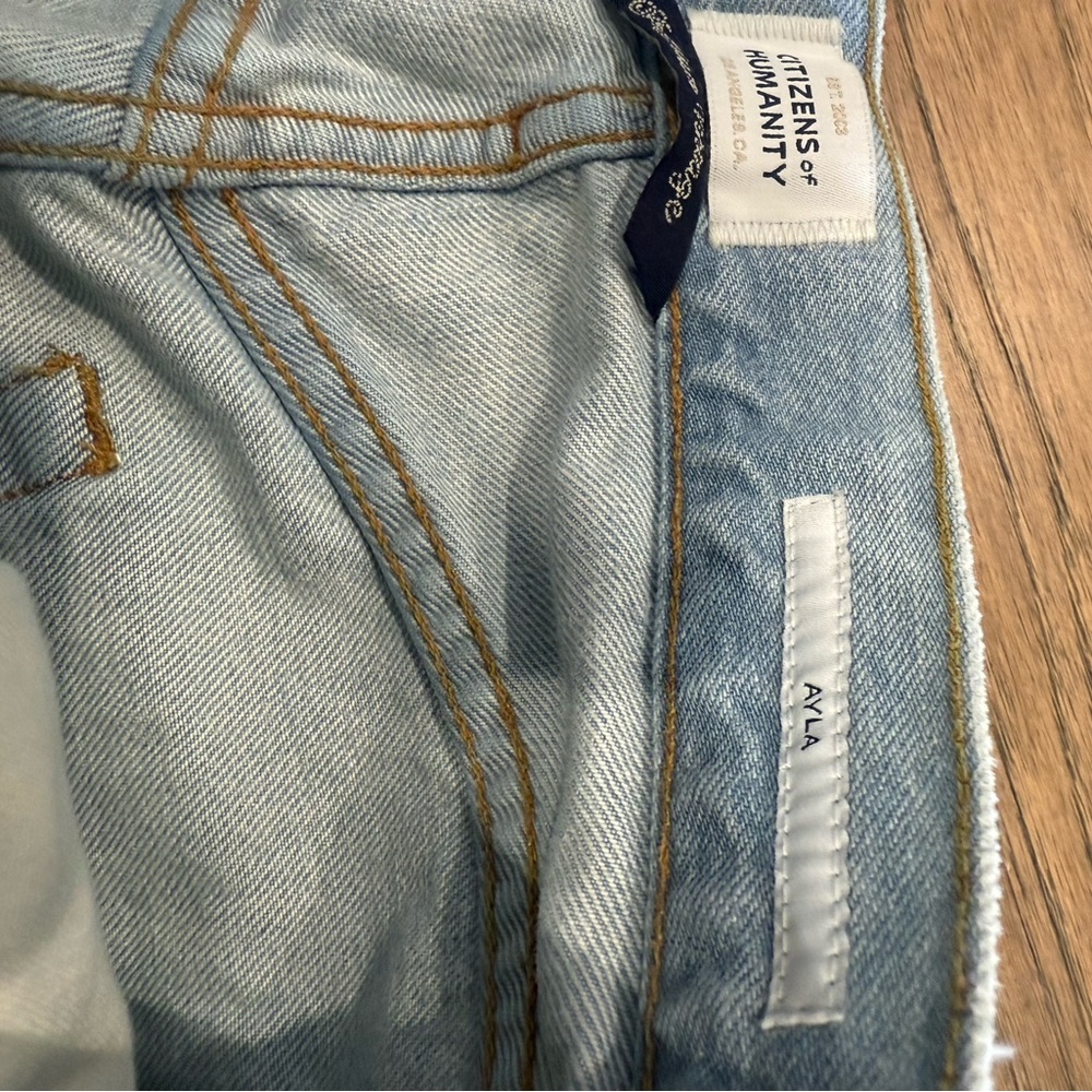 Citizens of Humanity Ayla Baggy Crop Jeans 23/24 - Picture 5 of 11